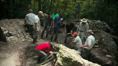 Any writing they can find - Lost Treasures of the Maya