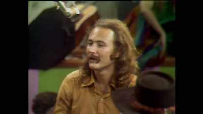 Anybody looks out the window.
[MAN COUGHS] - David Crosby: Remember My Name