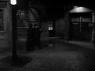 Anybody pass you?
A big fella, running? - Kiss the Blood Off My Hands