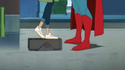 Anyhow, Clark really wanted to talk
to you and track down this tech. - My Adventures with Superman