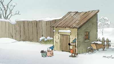 - Anyone got a carrot?
- Oh, dear, those crazy kids. - The Big Bad Fox and Other Tales