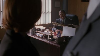 Anything leaves this building
about aliens - The X-Files