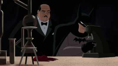 - Anything useful?
- Some sort of silicate. - Batman: Caped Crusader
