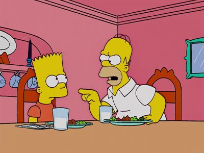 Anything's possible with Commander Cuckoo Bananas in charge - The Simpsons