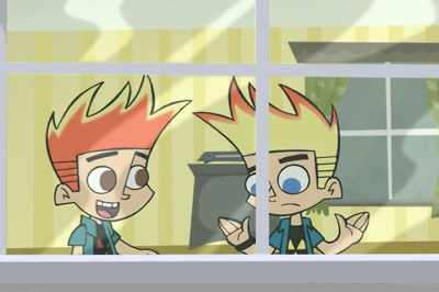 Anyway, I'd love
to stay and chat, - Johnny Test