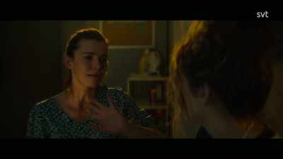 Anyway, it's not
like it hurt-- your face-- - Three Women
