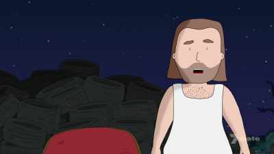 - Anyway mate, we might turn
it in for the night I reckon. - Regular Old Bogan