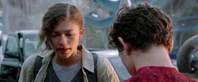 Anyway, there was this sweaty guy
in the tower with us. - Spider Man: Far from Home