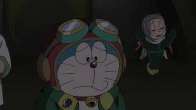 Anywhere Door broke down and I recycled it. - Doraemon the Movie: Nobita's Sky Utopia