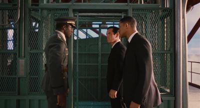 Anywhere near this rocket when it takes off - Men in Black 3