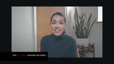 (AOC rep chuckling) - Caviar