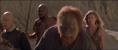 Apes in cages Right - Planet of the Apes