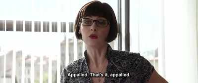 Appalled. That's it, appalled. - Up for Love