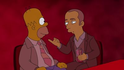 Apparently they knocked out
a cell phone tower - The Simpsons: O C'mon All Ye Faithful