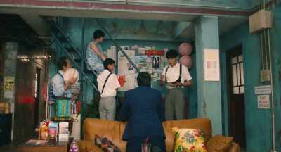 Apparently, her mother
was a Japanese hostess - The Confidence Man JP - The Movie -