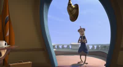 Listen Horton I got to goApparently there's a problem with the meatballYou just take care of that meatball SirAnd leave the freaking out to me - Horton Hears a Who!