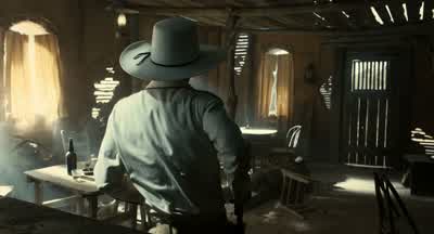 It appears that the vitals of this lucky son of a gun remain unpuncturedSloppy shootin' on my part - The Ballad of Buster Scruggs