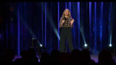 -[applause]
-And... [laughs] - Katherine Ryan: Glitter Room