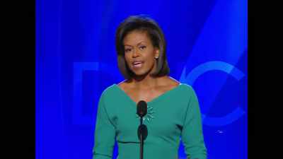 [applause and cheering] - First Ladies