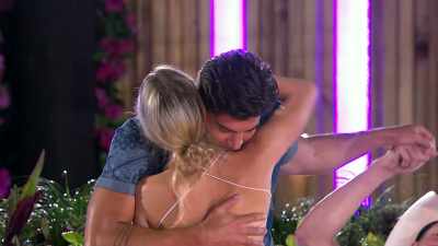 [ APPLAUSE ]
CONGRATULATIONS. - Love Island