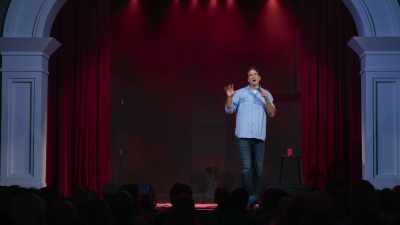 -(applause)
-Do not go on "Shark Tank." - Gary Gulman: Born on 3rd Base