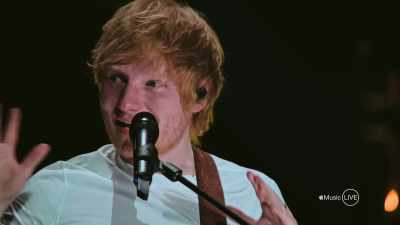 Apple, als je iets bewerkt,
maak het kijkbaar. - Apple Music Live: Ed Sheeran
