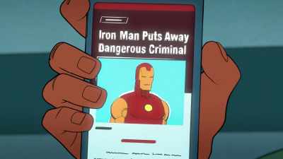 Apprehended by Iron Man.
Love that for you. - Your Friendly Neighborhood Spider-Man