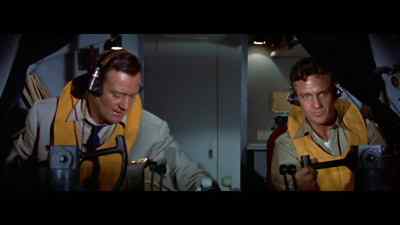 Approach lights dead ahead.
Maybe a mile. - The High and the Mighty