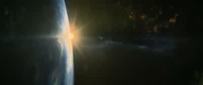 Approaching Altamid. - Star Trek Beyond