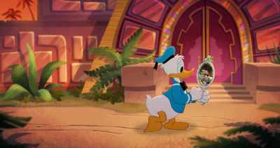 April: Donald, just talk into the mirror
like everything's normal. - Legend of the Three Caballeros