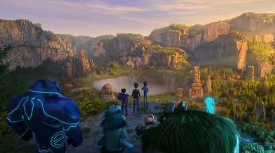 Arcadia is on the other side
of that ridge. - Trollhunters: Rise of the Titans