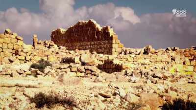 Archaeologists working in Shivta
over a century ago - Curse of the Ancients with Alice Roberts