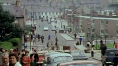 [ARCHIVE FOOTAGE]: Inside the Catholic
Bogside area, the second day - Once Upon a Time in Northern Ireland