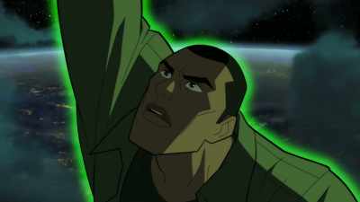 Are you addressing me,
Green Lantern John Stewart? - Green Lantern: Beware My Power