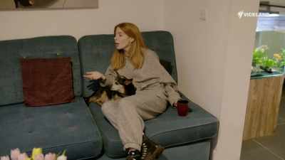 Are you affectionate with Nicole
in front of Stanley? - Stacey Dooley Sleeps Over