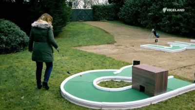Are you allowed to just sweep
your way through it in golf? - Taskmaster
