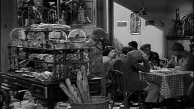 Are you alone, madame?
A nice little corner table? - Ninotchka