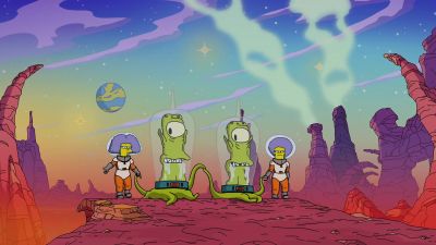 Are you enjoying
the honeymoon planet? - The Simpsons