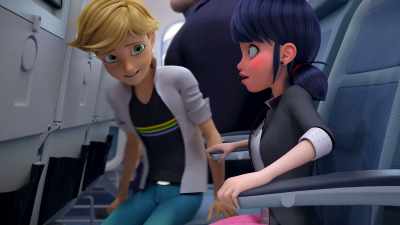 ‐ Are you feeling cooler now?
‐ Gee! No! Not at all! - Miraculous World: New York, United HeroeZ