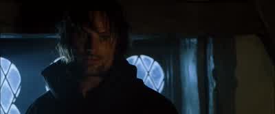 Who are you Are you frightenedYesNot nearly frightened enough I know what hunts you - The Lord of the Rings: The Fellowship of the Ring