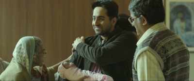 Are you going to keep staring
at my face, or will you call him now? - Badhaai Ho