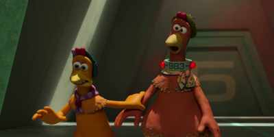 -Are we going on holiday?
-[groans] - Chicken Run: Dawn of the Nugget