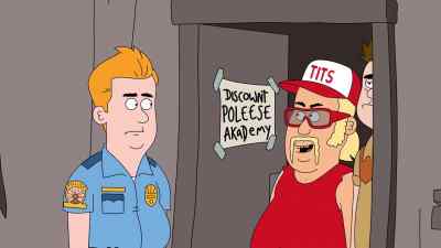 Are you here
for the Discount Police Academy, - Paradise PD