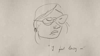 Are you just recording Paola's
feeling bad, or empathising with it, - The Eyes of Orson Welles