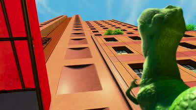 Are you kidding I say we stack ourselves uppush the intercom and pretend we're delivering a pizzaHow about a ham sandwich with fries and a hot dogWhat about meYou can be the toy that comes with the meal - Toy Story 2
