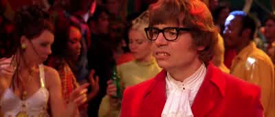 ROBlN Tell me Mr PowersDo you swingAre you kidding babyl put the grr in swinger baby - Austin Powers: The Spy Who Shagged Me