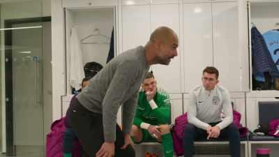 Are you not going to attack the set pieces
like you did in the first goals? - All or Nothing: Manchester City