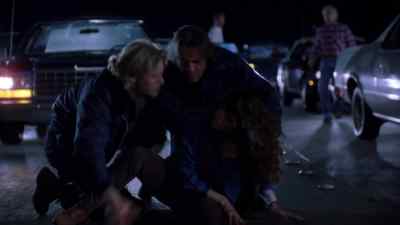 - Are you okay?
- Hey, man, is she okay? - New Nightmare