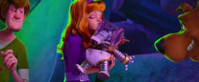 - Are you okay, little guy?
- [chirping] - Scoob!