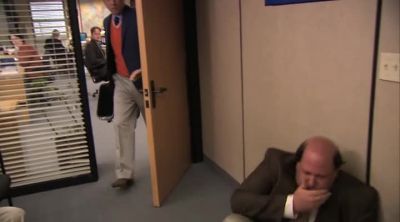Are you okay?
No. Yes! - The Office